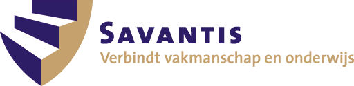 Logo van Savantis, verbindt vakmanschap en onderwijs