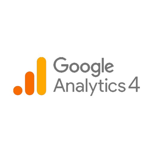 Logo van Google Analytics 4